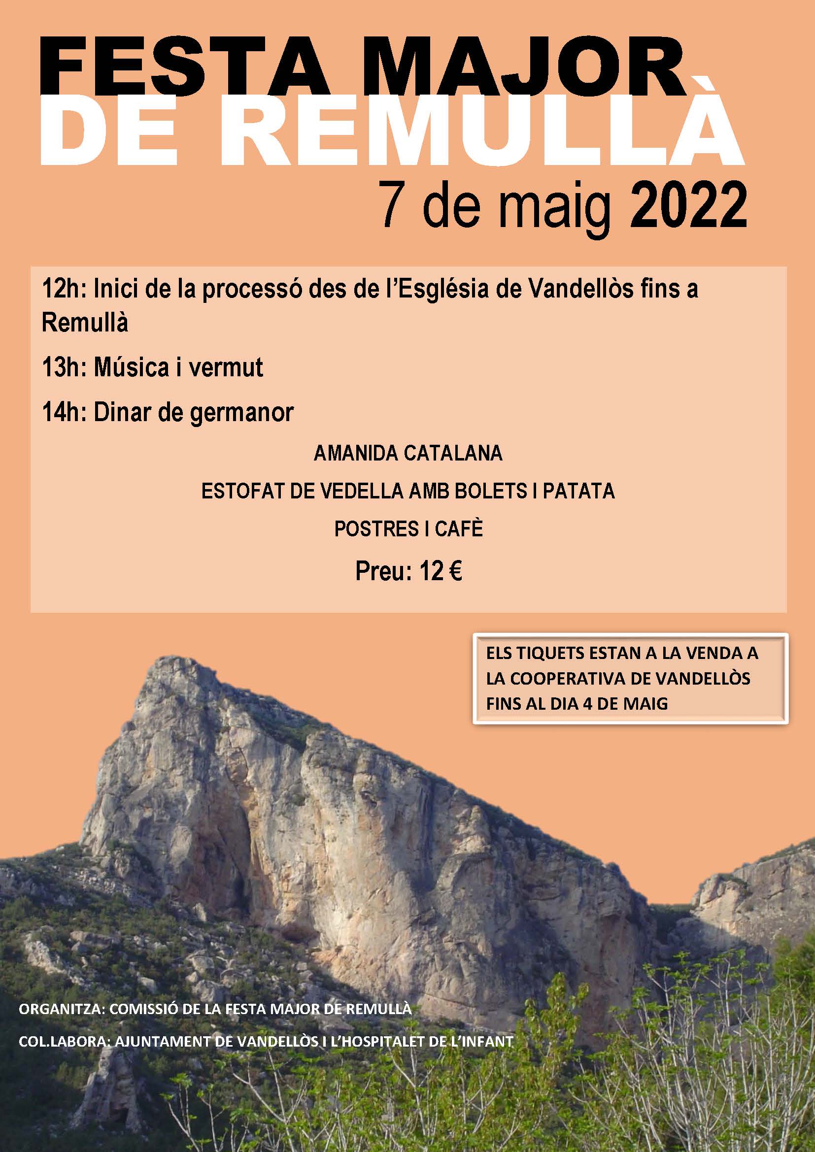 Festa Major de Remullà / 07/05/2022, a les 12 h