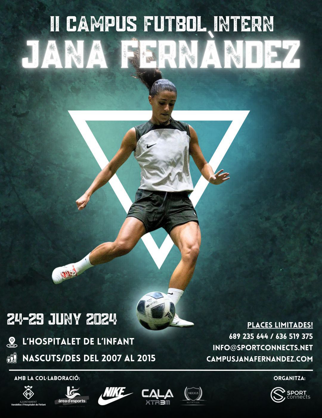 II Campus de futbol de Jana Fernàndez / Del 14 al 29 de juny, a l'Hospitalet de l'Infant