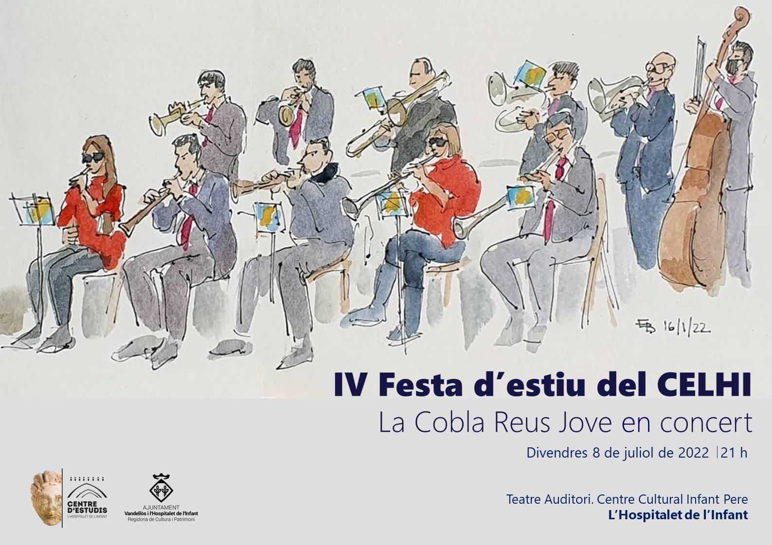 IV Festa d'Estiu del CELHI / 08/07/2022, a les 21 h, a l'Hospitalet de l'Infant