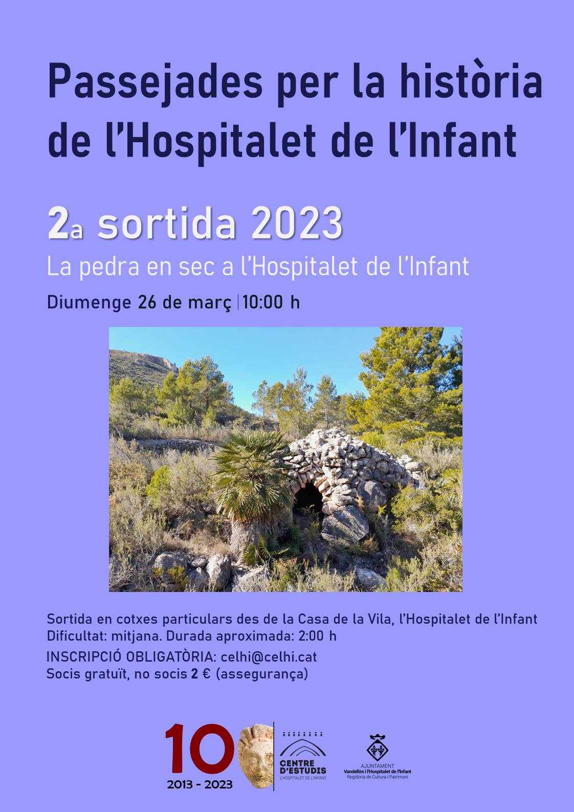 Passejades per la història de l'Hospitalet de l'Infant / 26/03/2023, a les 10 h, a l'Hospitalet de l'Infant