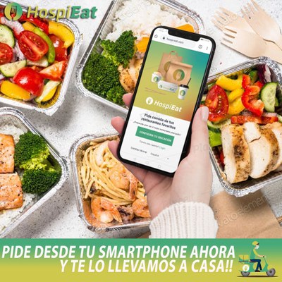 Imatge promocional de l'app Hospi-Eat