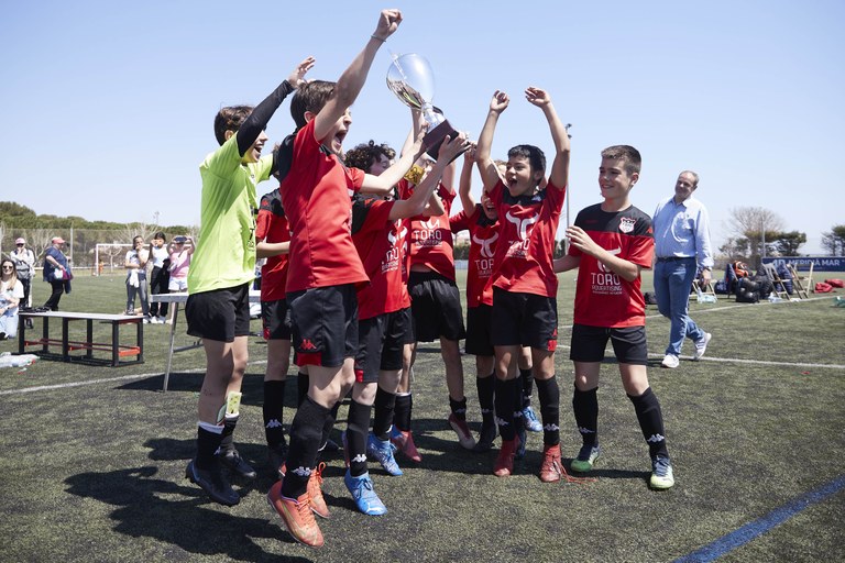 Imatge d'arxiu del torneig de futbol base celebrat l'any passat