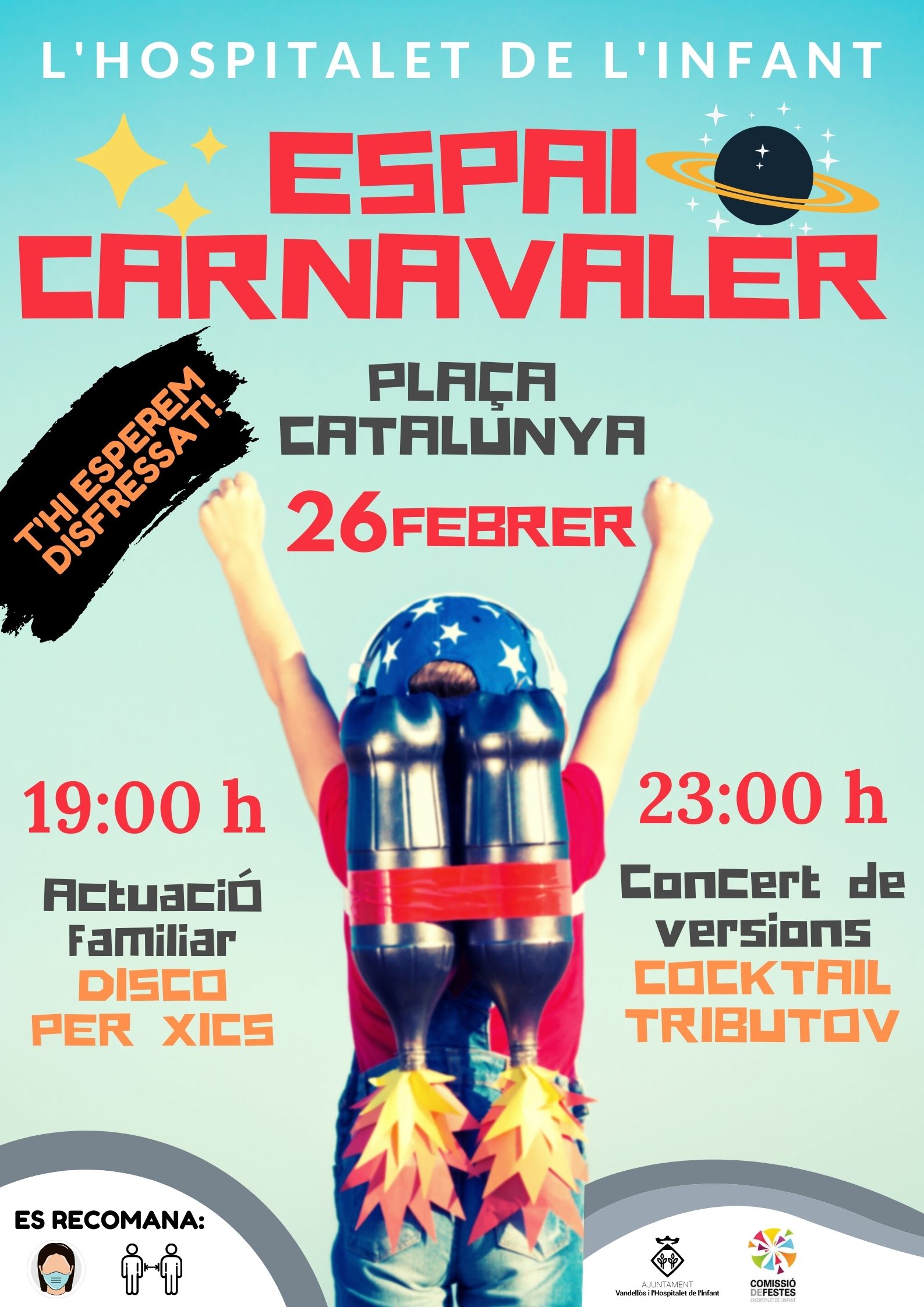 Torna el Carnaval a Vandellòs i l’Hospitalet de l’Infant, adaptat a les circumstàncies actuals