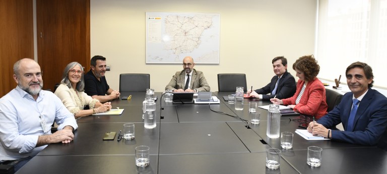 Una imatge de la reunió de treball del 17 d'octubre