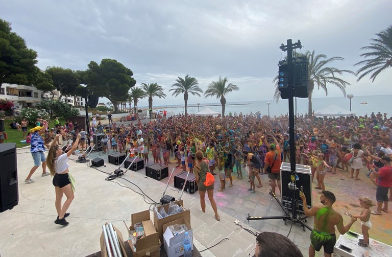 Imatge d'arxiu del Holi Beach Festival