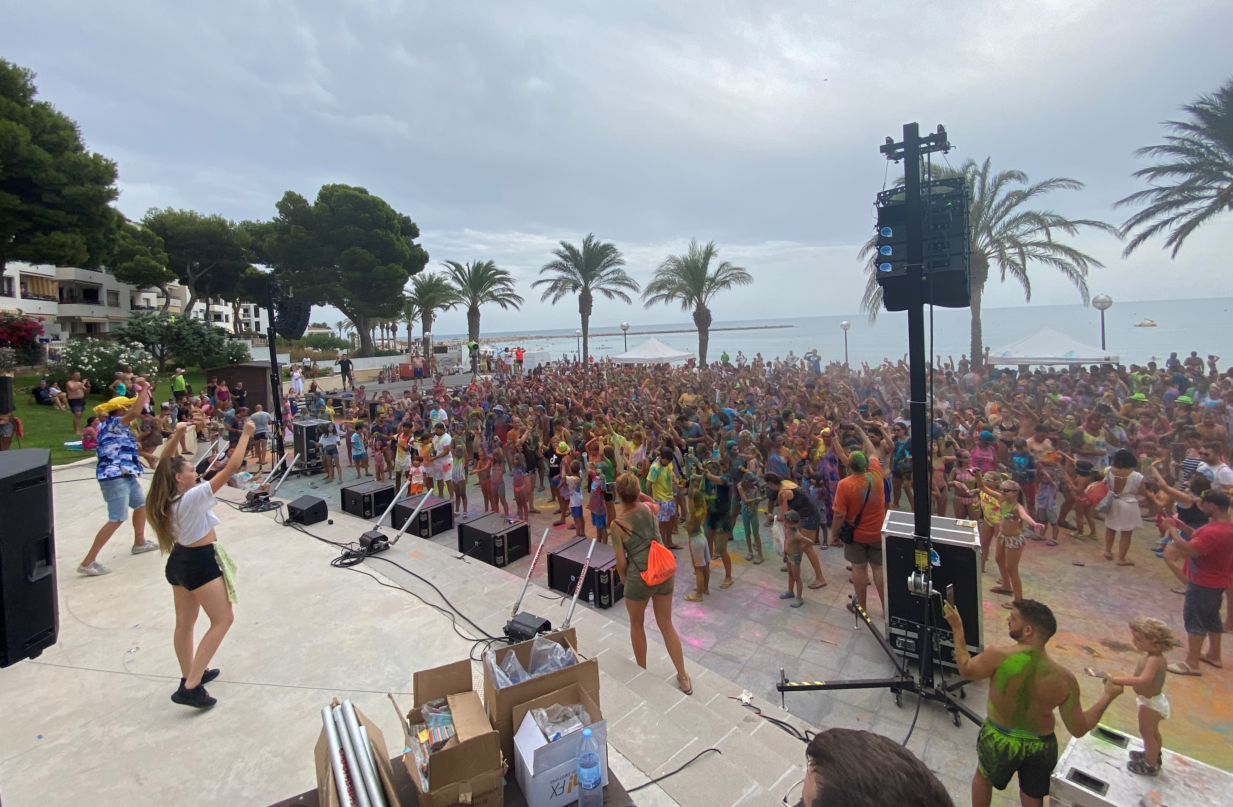 Imatge d'arxiu del Holi Beach Festival