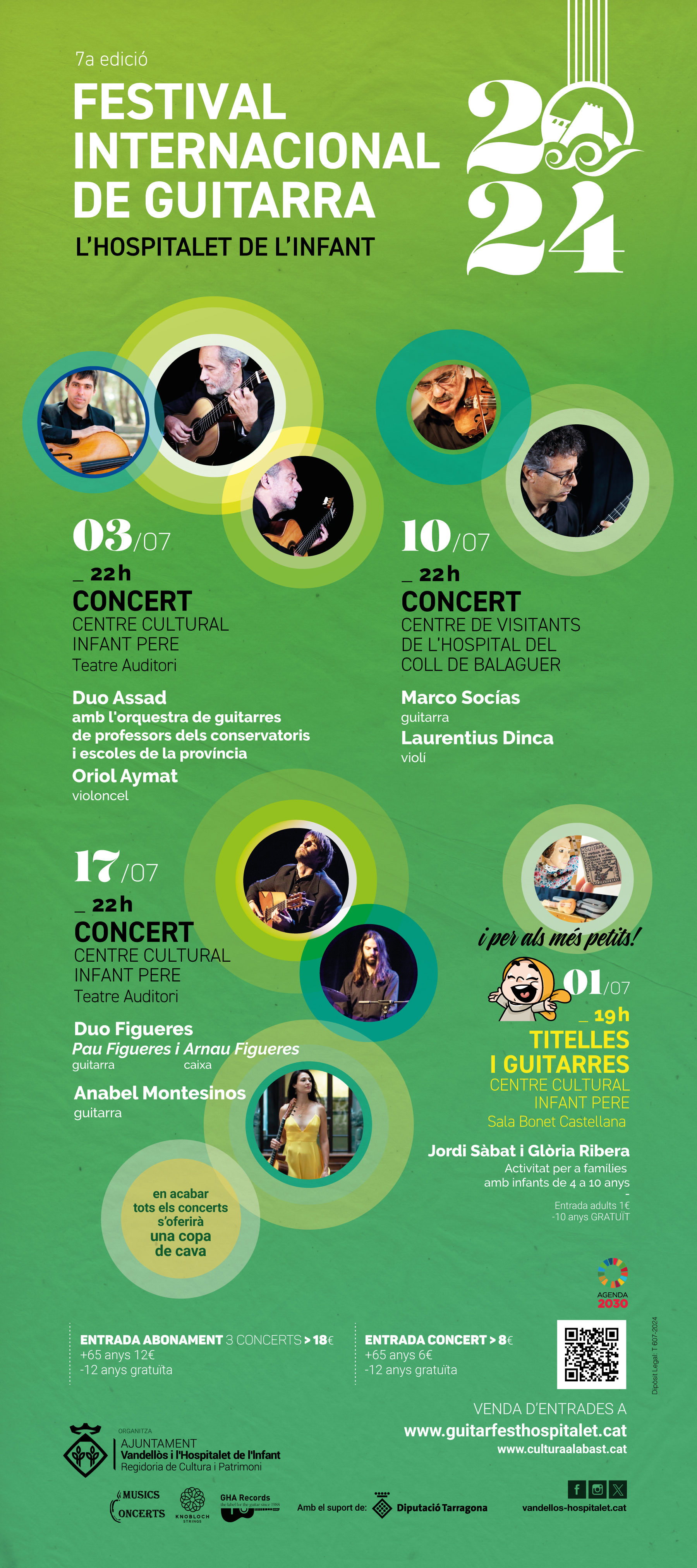 El Festival Internacional de Guitarra de l’Hospitalet de l’Infant canvia de format en la seva 7a edició