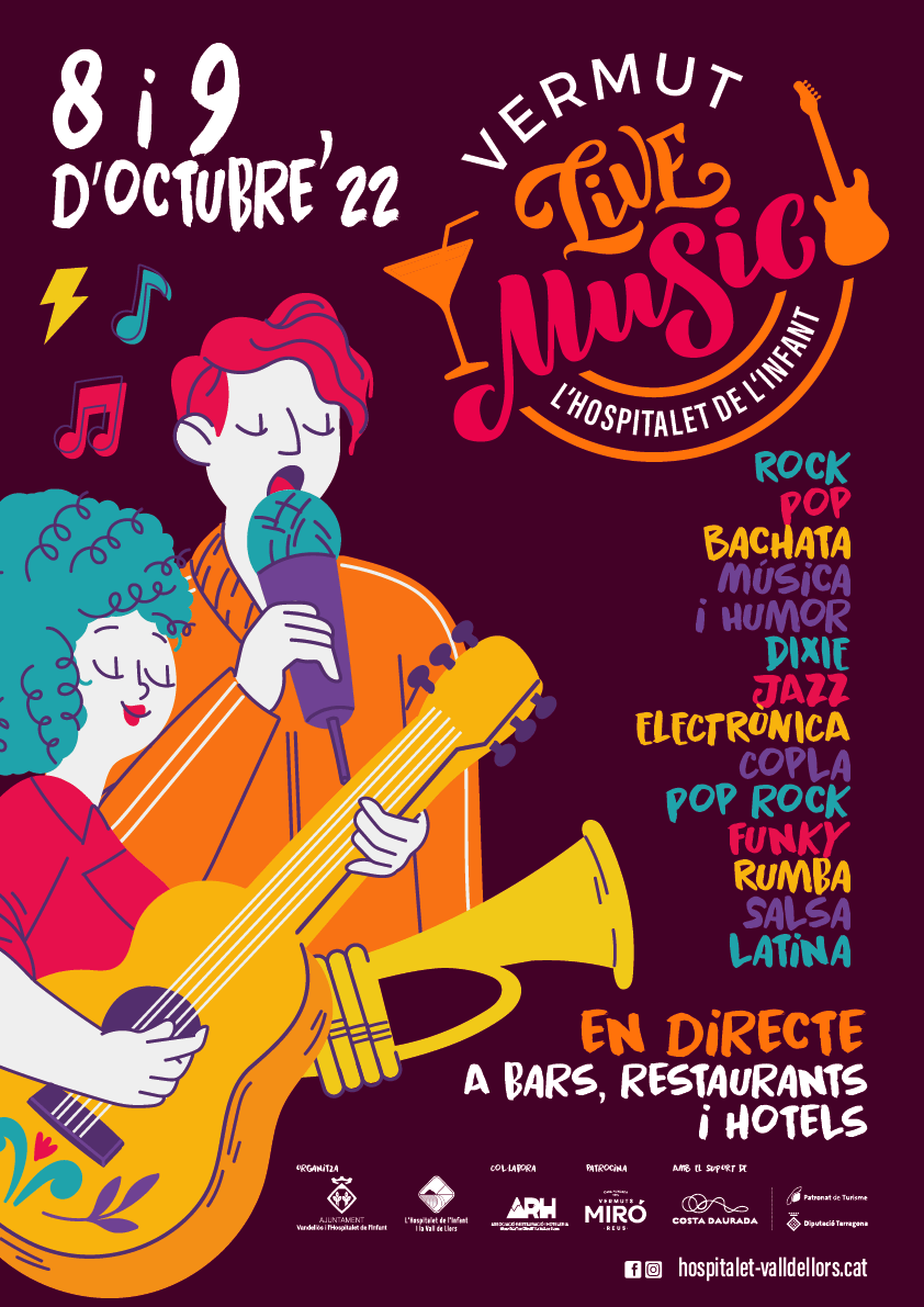 El II Vermut Live Music se celebrarà a Vandellòs i l’Hospitalet de l’Infant els dies 8 i 9 d’octubre