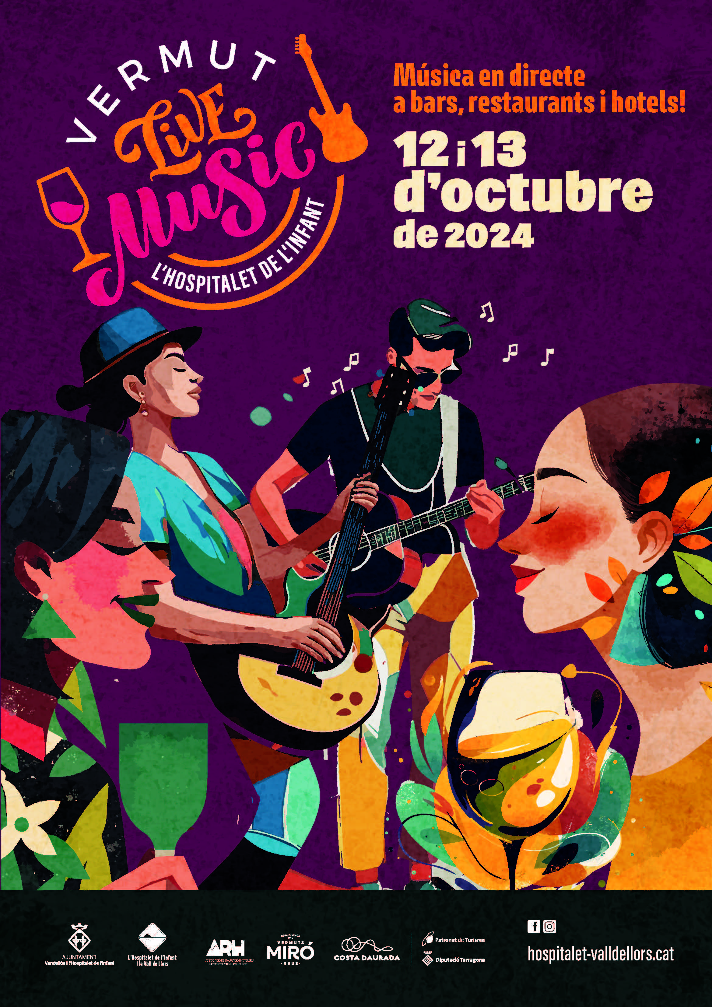 El IV Vermut Live Music se celebrarà a l’Hospitalet de l’Infant el cap de setmana del 12 i 13 d’octubre
