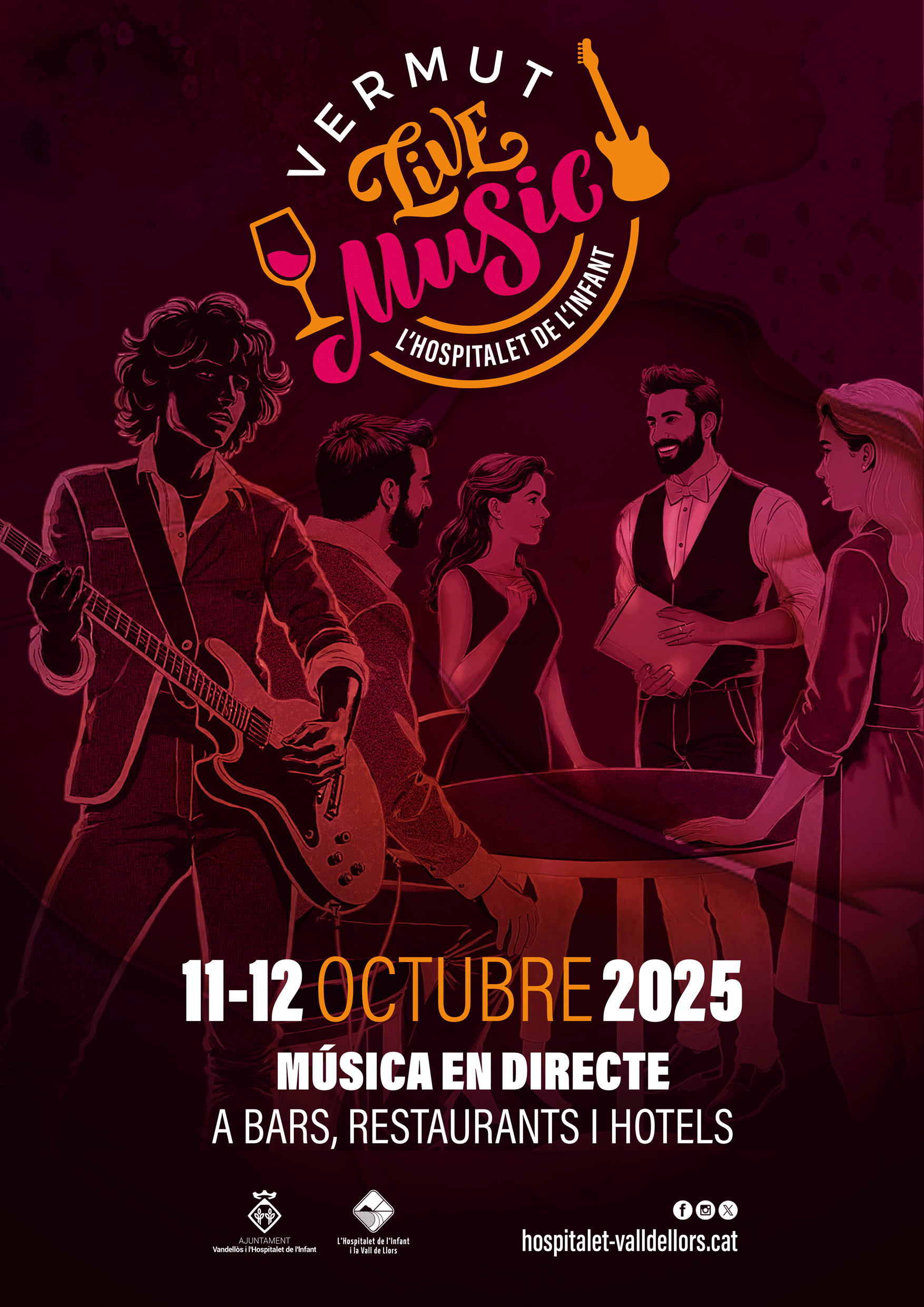 El V Vermut Live Music omplirà l’Hospitalet de l’Infant de música i gastronomia l’11 i el 12 d’octubre