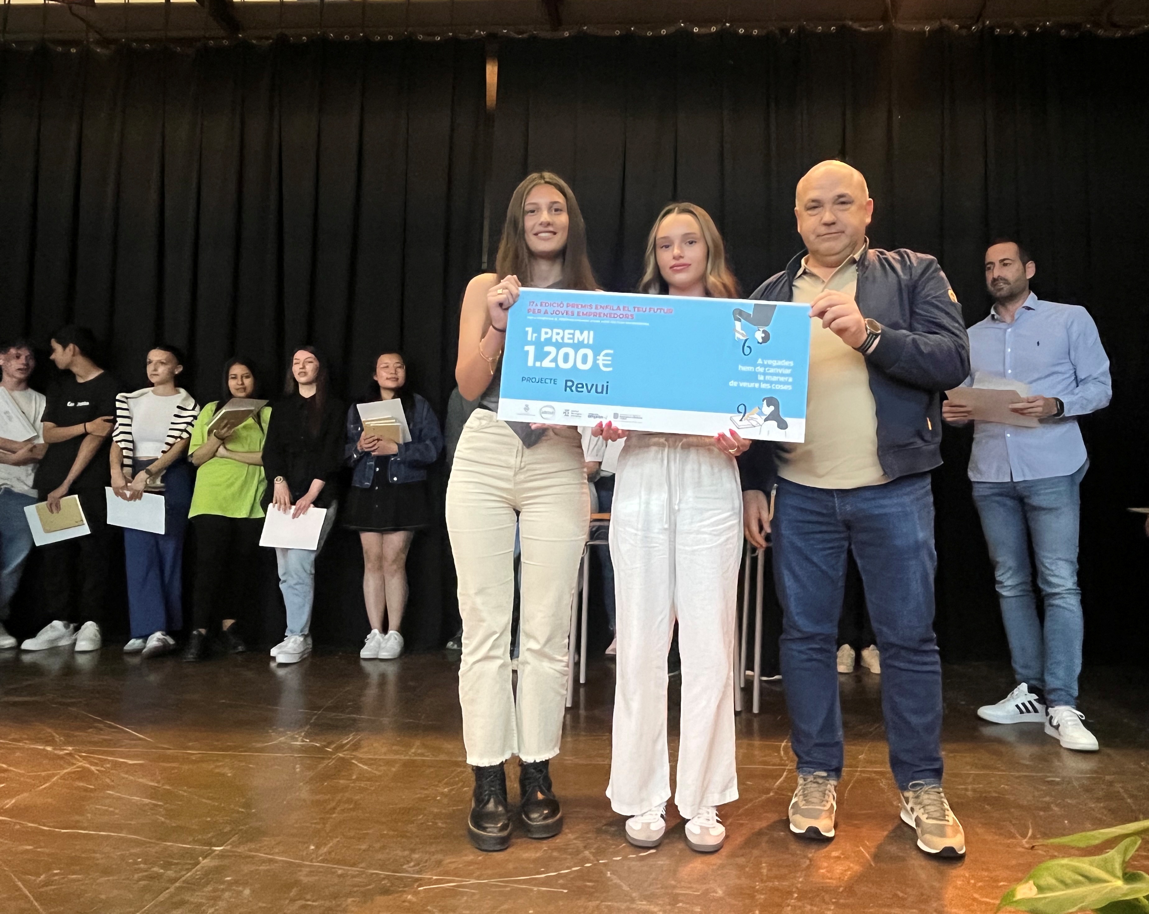 Les guanyadores del 1r premi d'aquesta edició