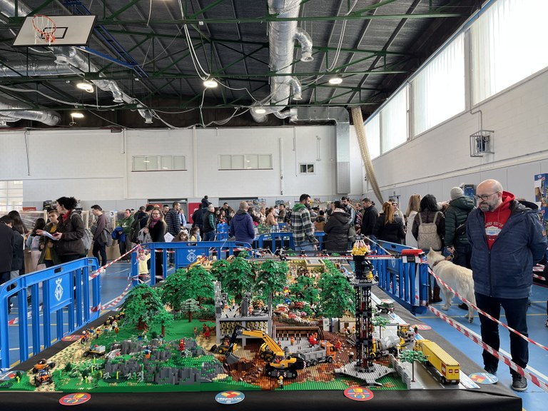 A la fira es van poder veure 15 dioarames de Playmobil i 80 m2 d'exposició de LEGO