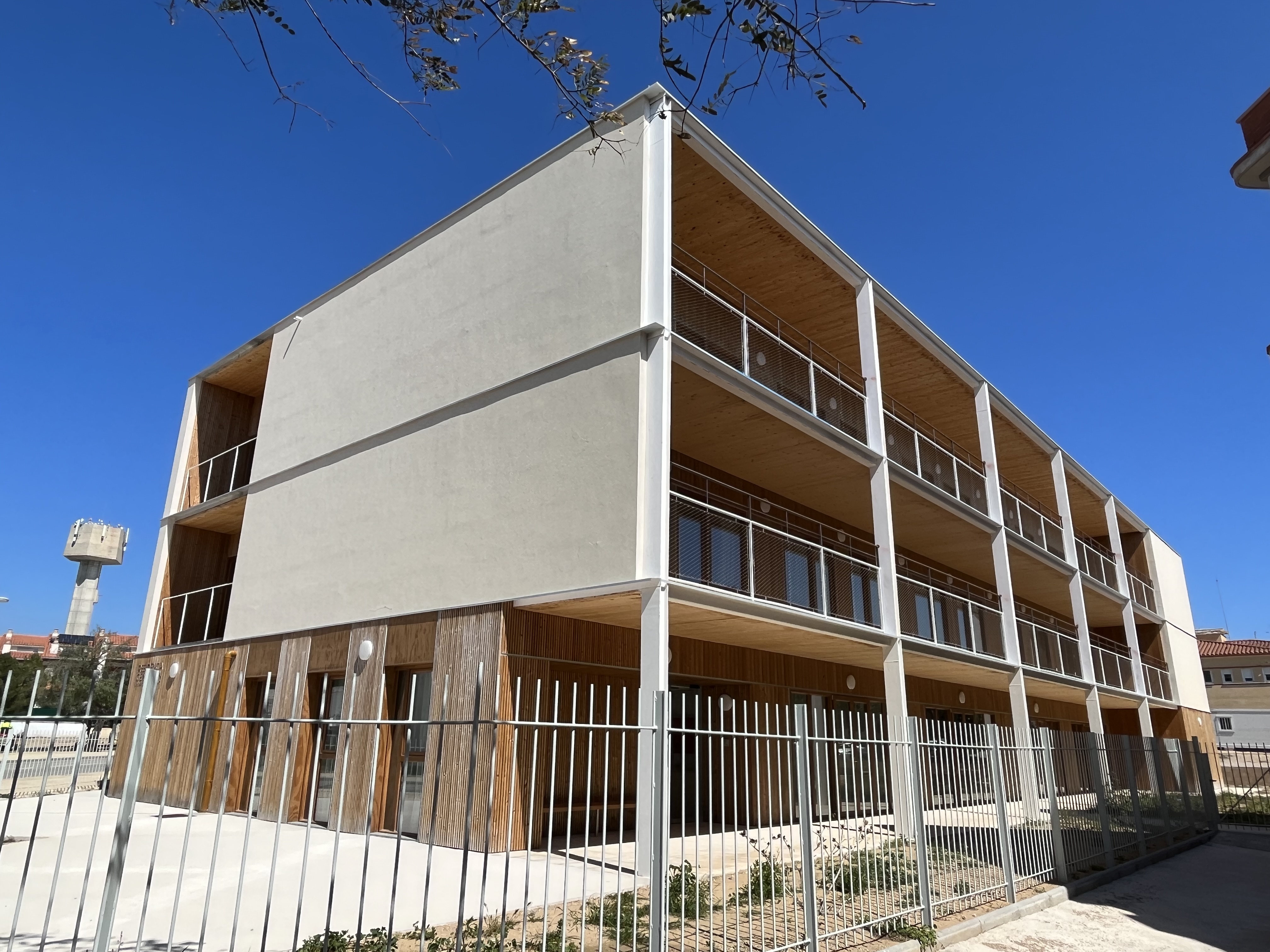 Imatge actual de la façana de la residència