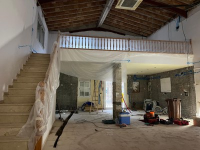 L'interior del Casal de Masboquera