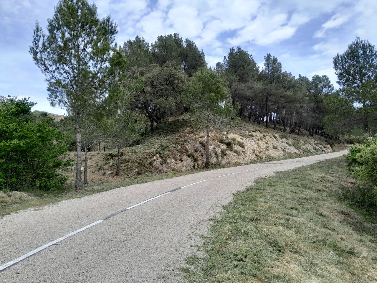 Franges de protecció fetes al camí de Gavadà