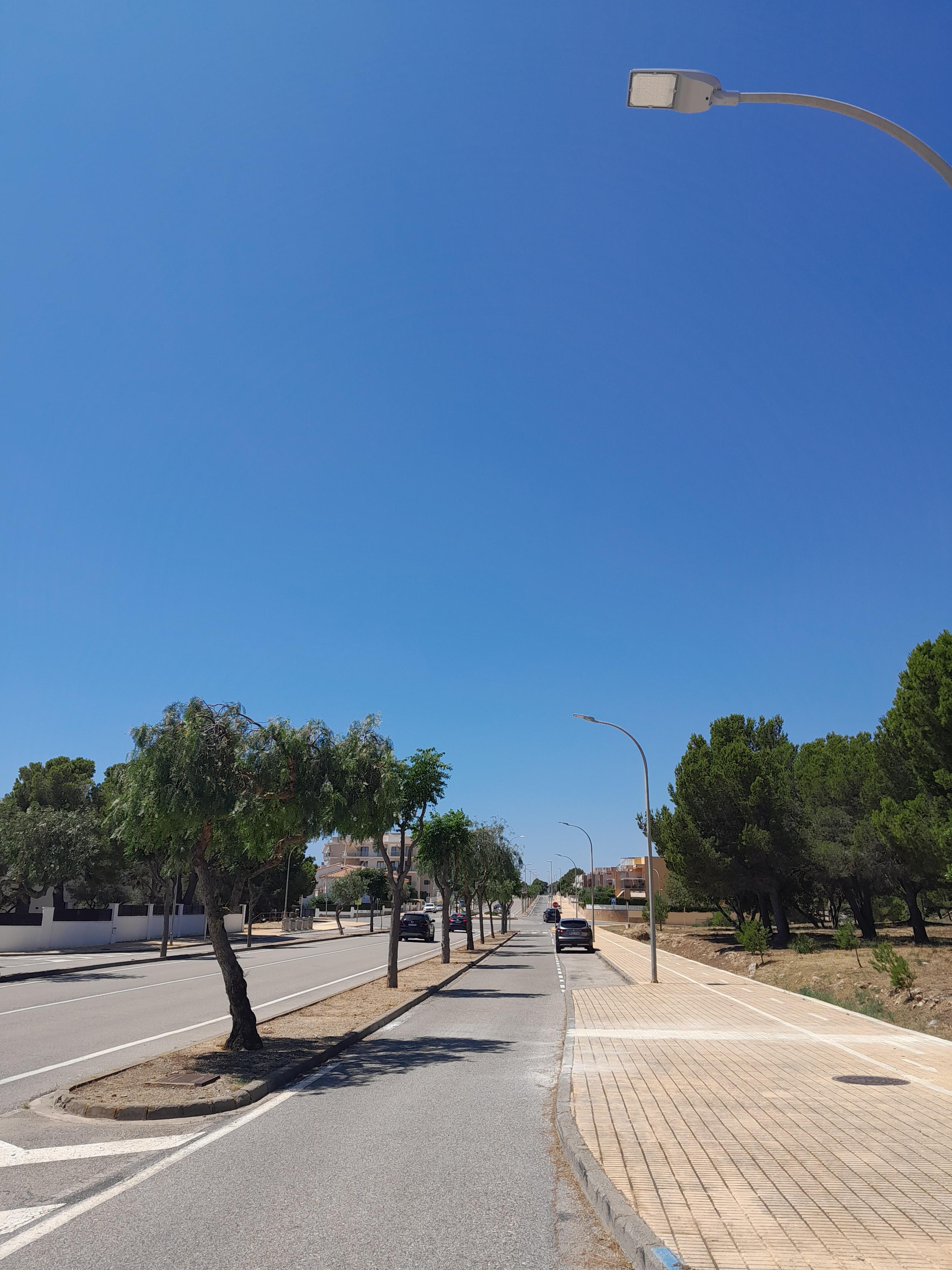 Imatge de les noves lluminàries instal·lades