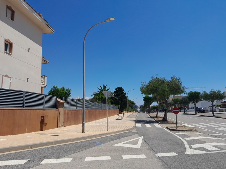 Una de les noves lluminàries que s'han instal·lat