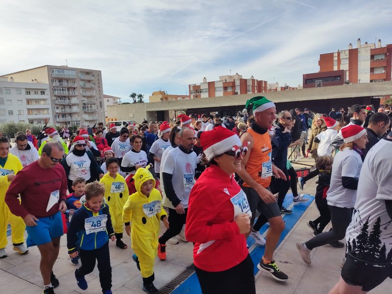 Una imatge de la Cursa Sant Silvestre de 2024