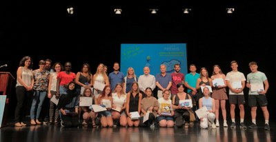 Imatge de grup de tots els alumnes participants