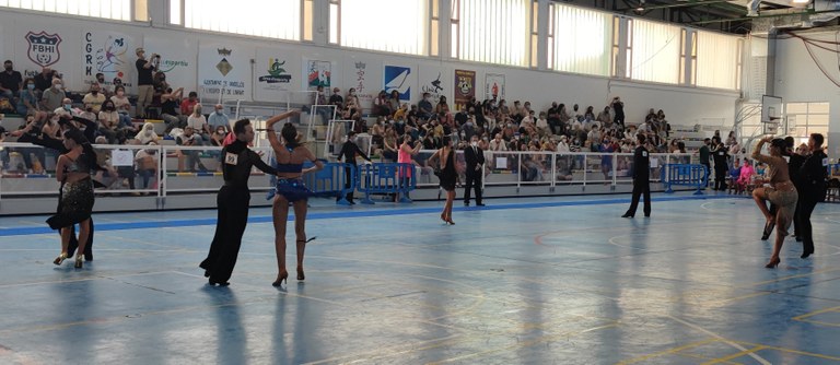 Imatge d'arxiu d'una competició de ball esportiu disputada a l'Hospitalet de l'Infant
