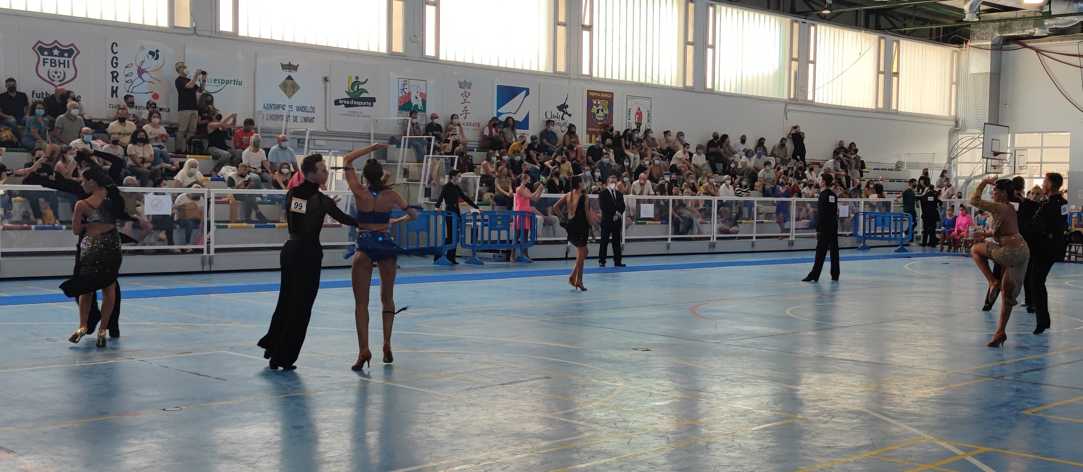 Imatge d'arxiu d'una competició de ball esportiu disputada a l'Hospitalet de l'Infant