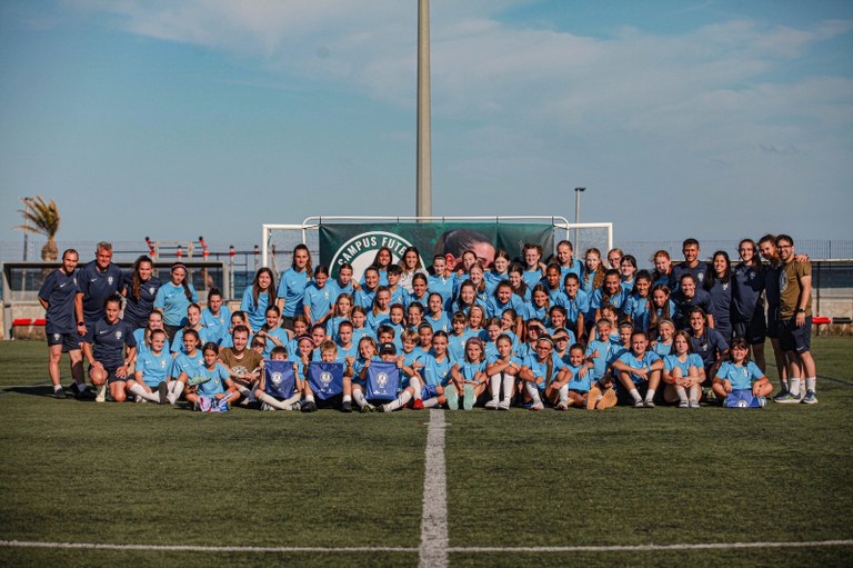Imatge dels participants del campus de l'any passat cedida per Sport Connects