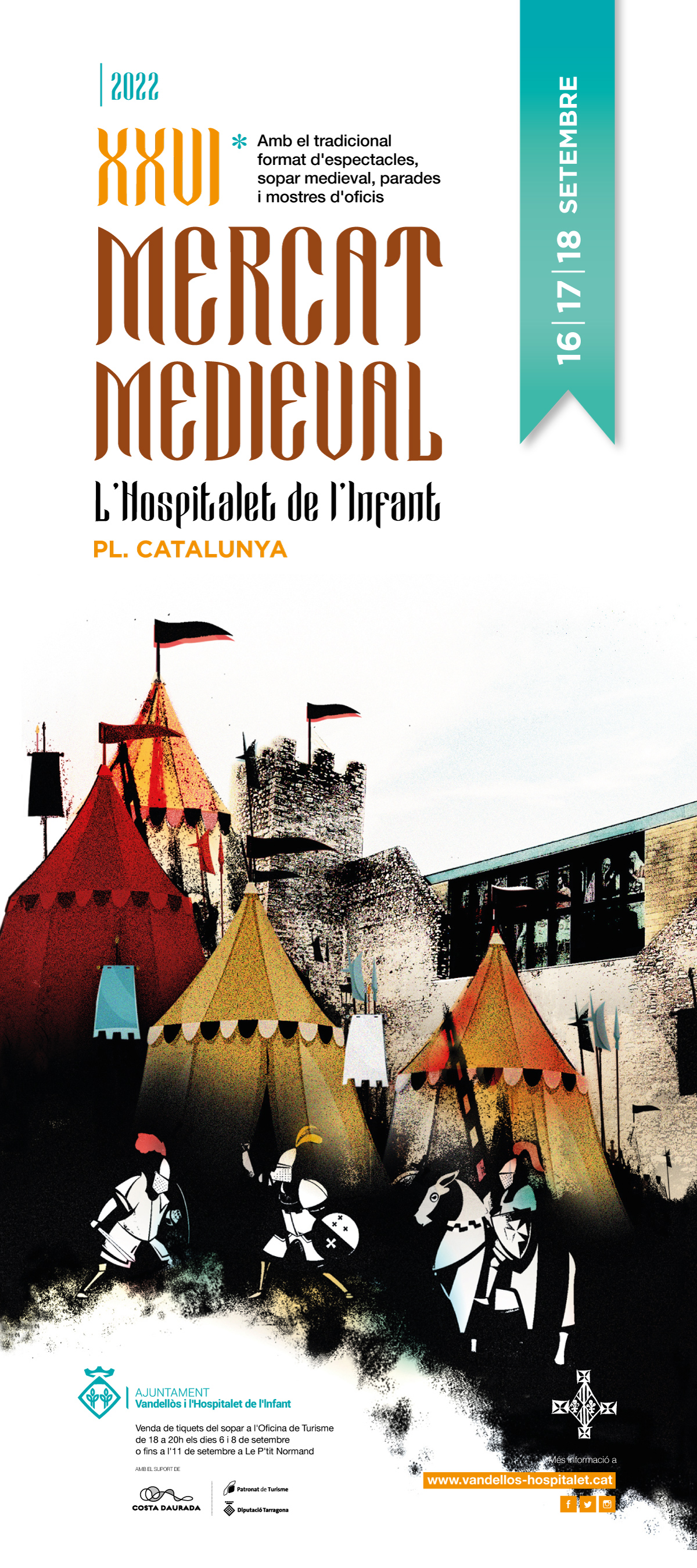 L’Hospitalet de l’Infant tornarà a recrear el seu passat medieval del 16 al 18 de setembre