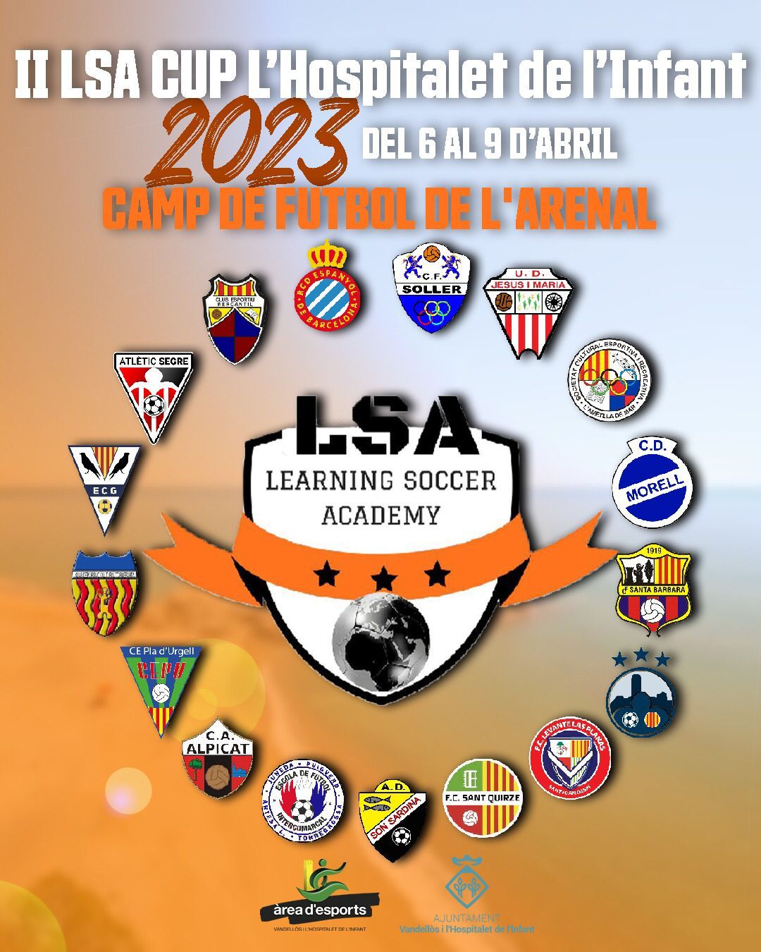 L’LSA CUP L’Hospitalet de l’Infant aplegarà uns 300 jugadors de futbol alevins per Setmana Santa