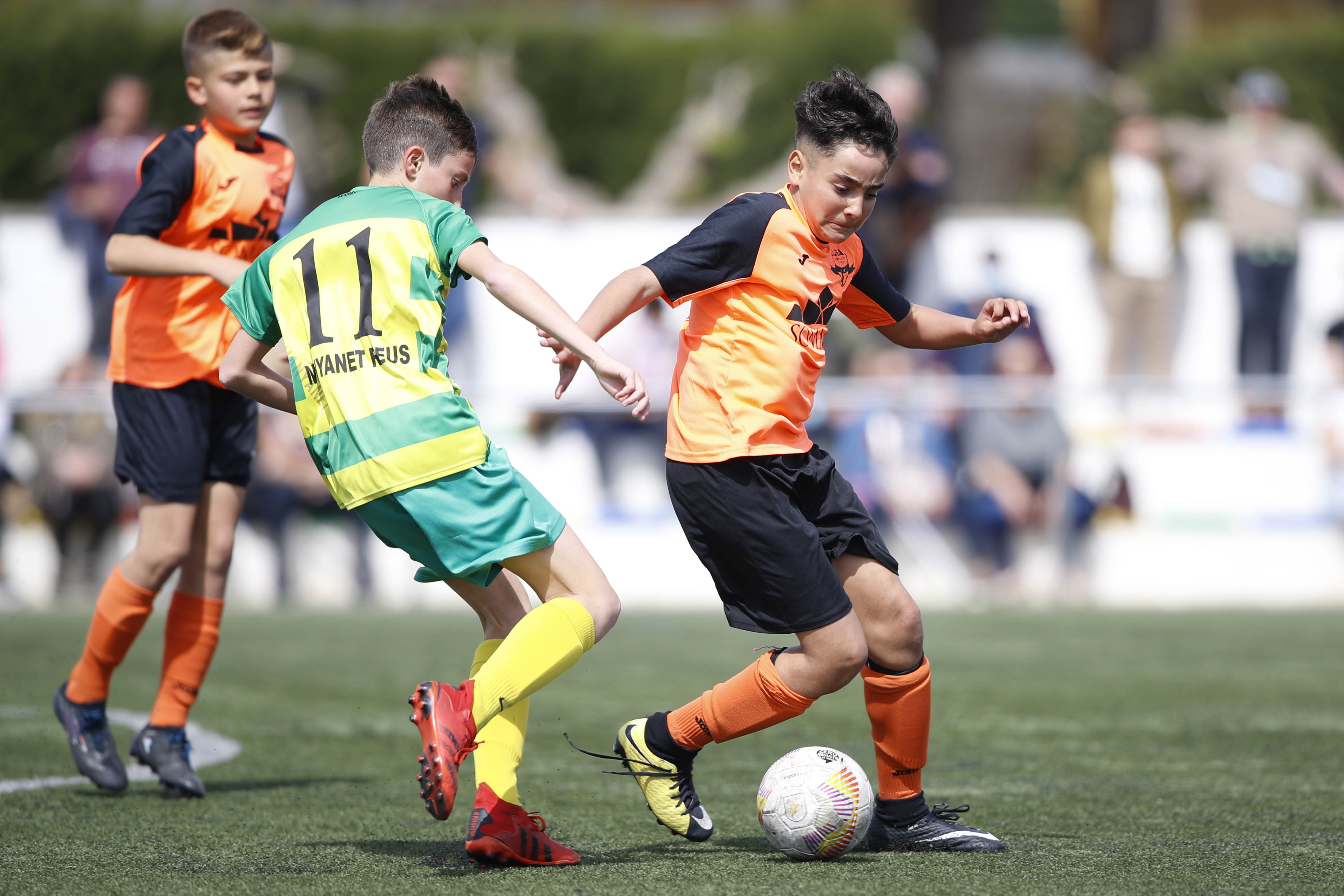 Imatge d'arxiu del torneig de futbol base celebrat l'any passat