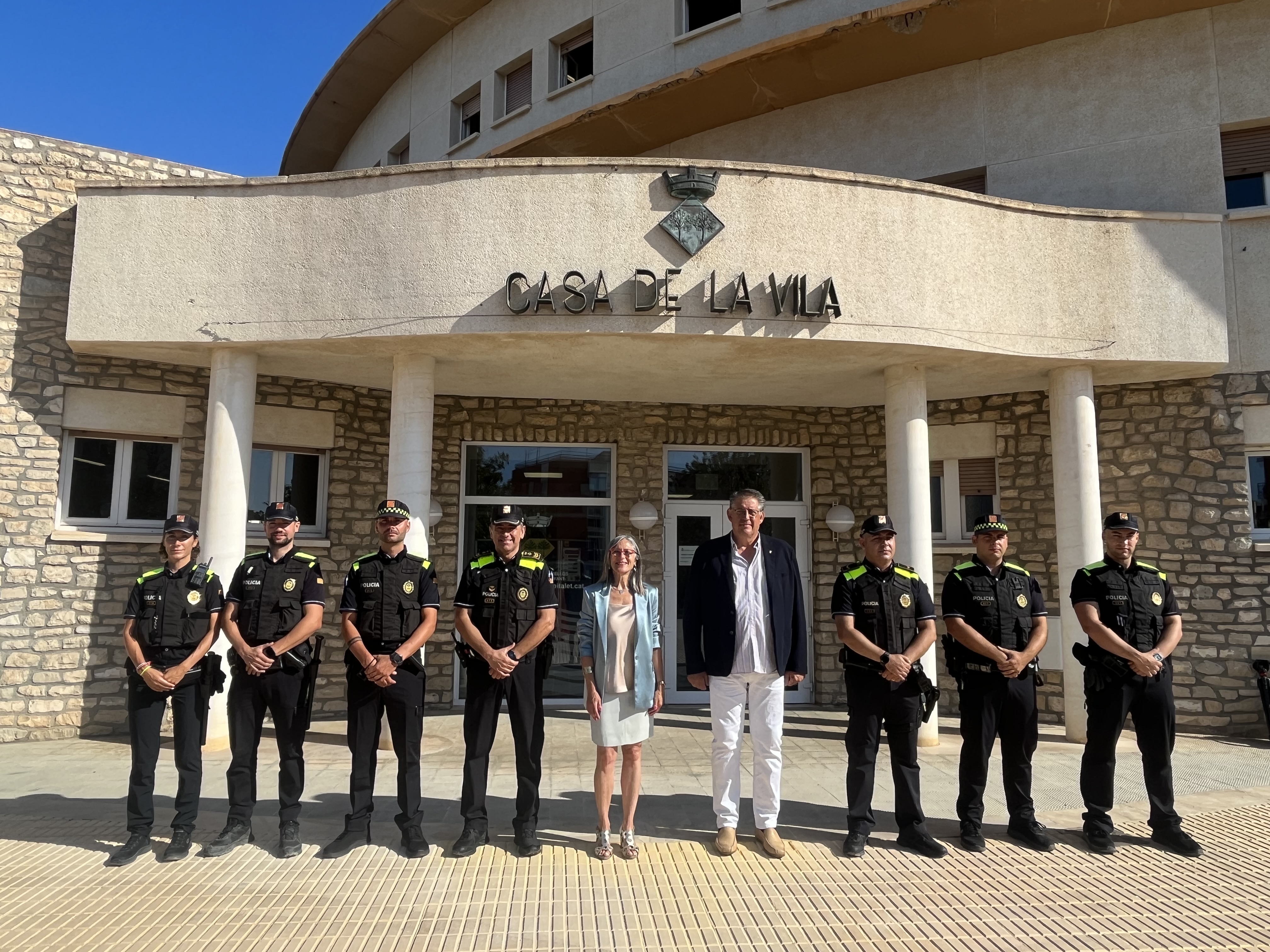 La Policia Local de Vandellòs i l’Hospitalet de l’Infant es reforça aquest estiu amb cinc agents més