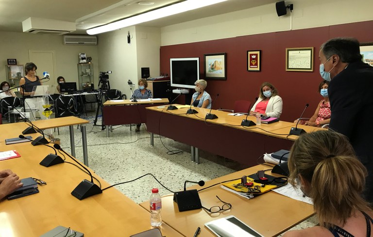 Moment de la presa de possessió de Laia Martorell