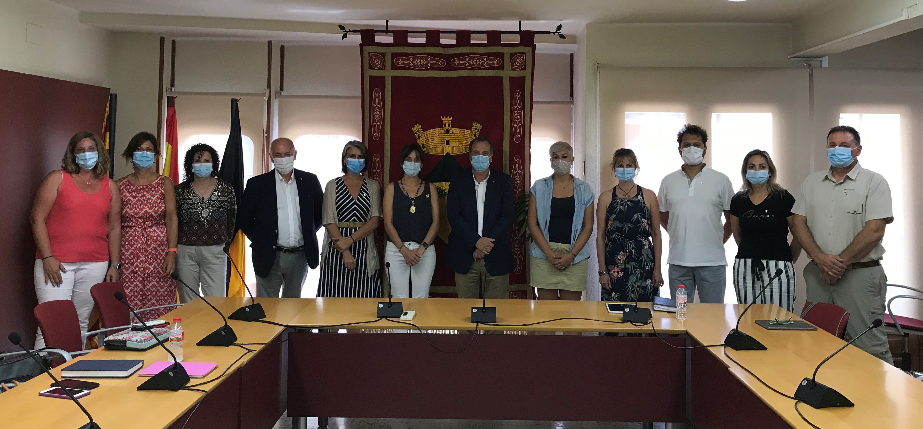 Els membres del consistori que han assistit a la sessió plenària 