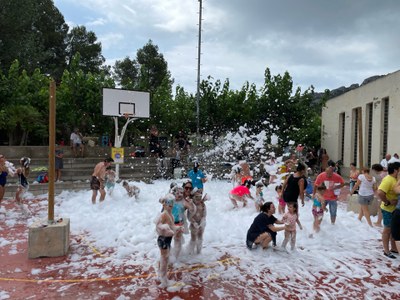 Imatge de la festa de l'escuma de l'any passat