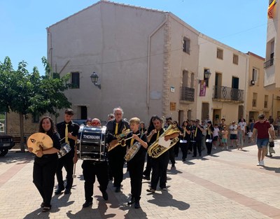 Imatge de l'any passat, de la banda de música municipal