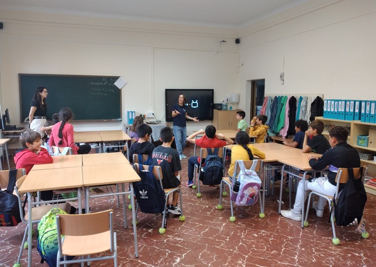 Una sessió d'educació emocional a l'Escola Vandelors