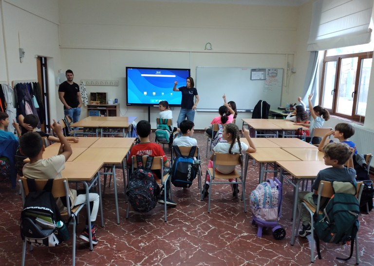 Una sessió d'educació emocional a l'Escola Vandelors