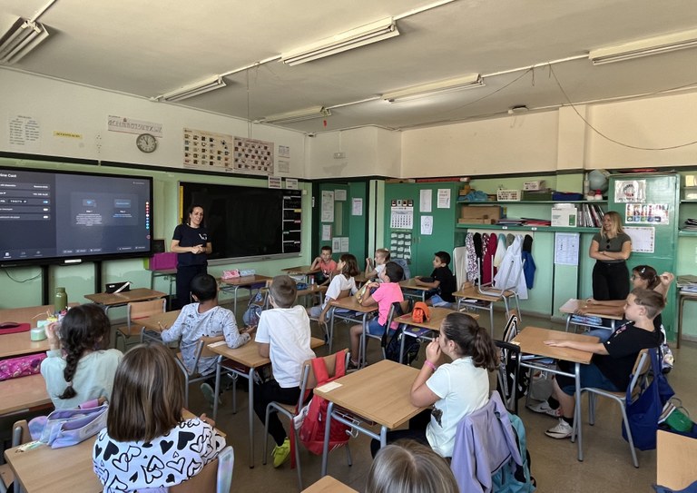 Una sessió d'educació emocional a l'Escola Mestral