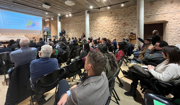La Sala Infant Pere de l'Hospitalet de l'Infant ha acollit l'acte de presentació del projecte