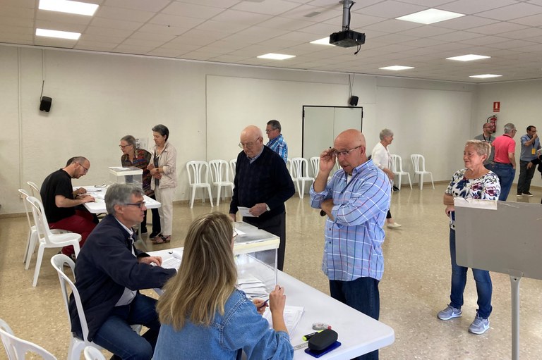 Imatge del col·legi electoral de Vandellòs