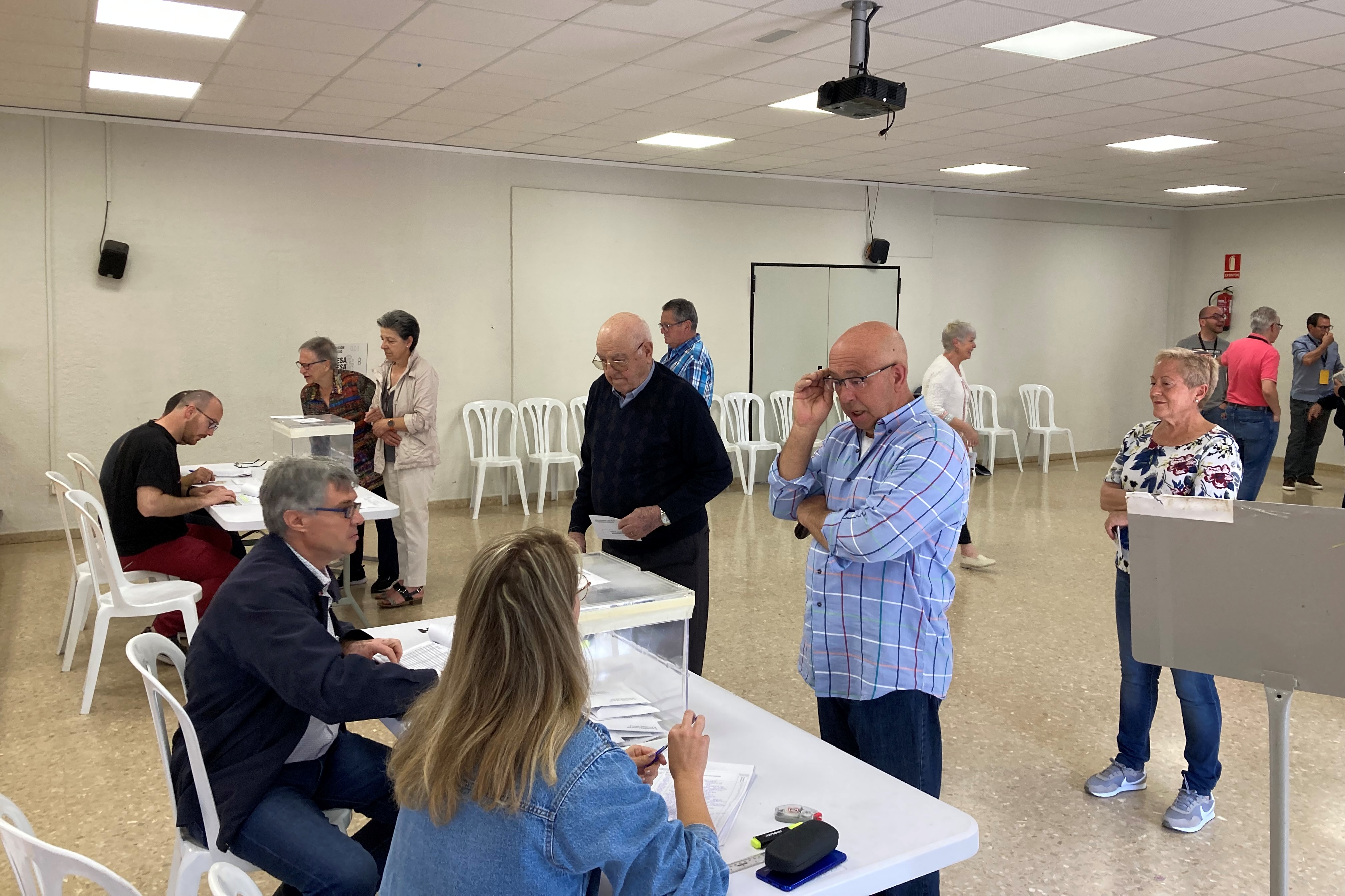 Imatge del col·legi electoral de Vandellòs