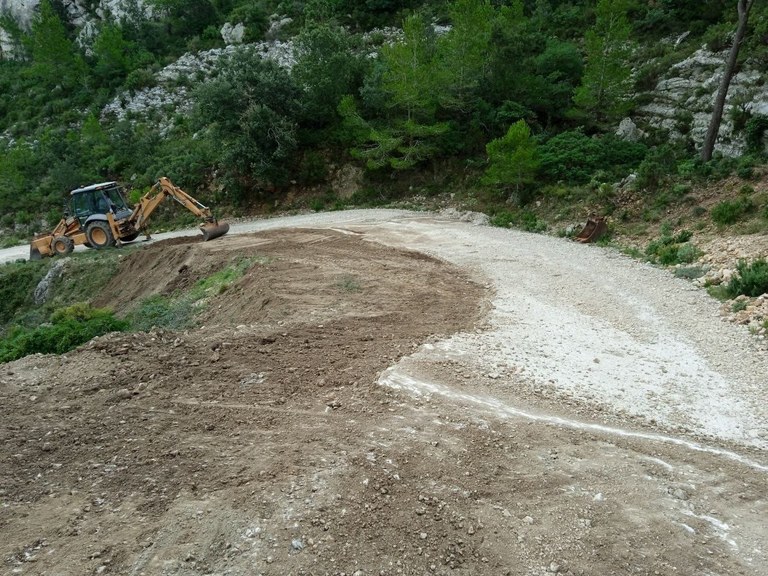 Una imatge dels treballs duts a terme