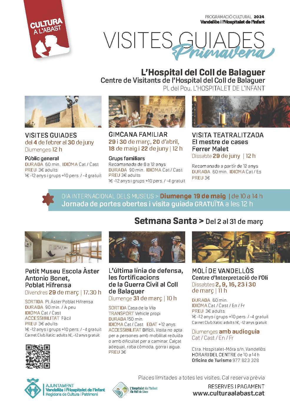 Sis visites guiades per descobrir el patrimoni de Vandellòs i l’Hospitalet de l’Infant aquesta primavera