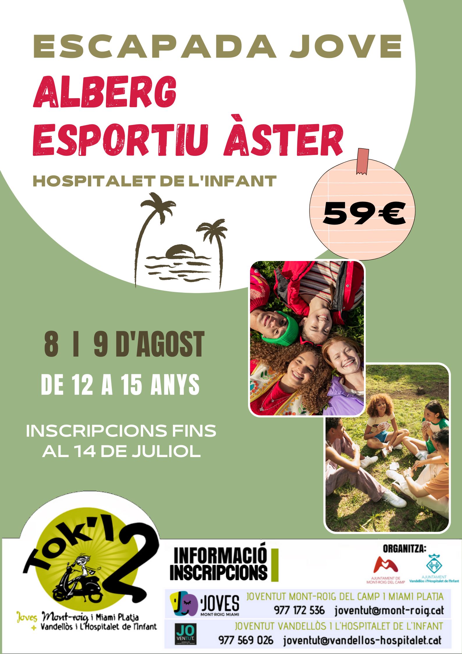 Cartell Escapada Jove