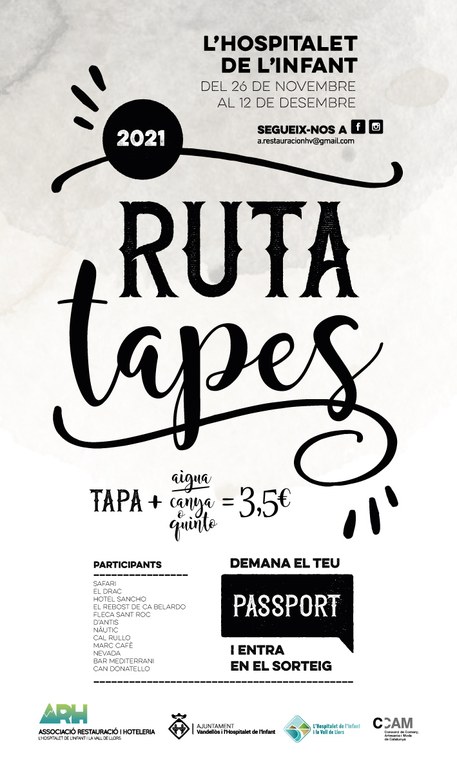 Cartell de la V Ruta de tapes