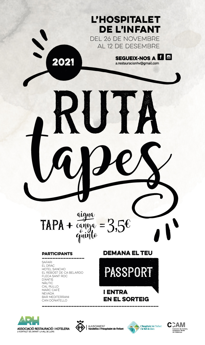 Cartell de la V Ruta de tapes