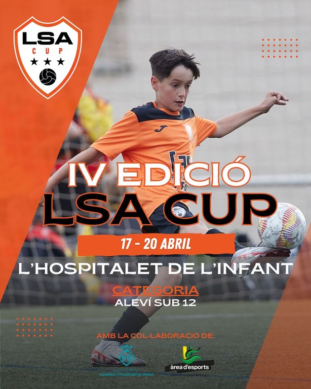 Cartell del V Torneig LSA CUP L'Hospitalet de l'Infant
