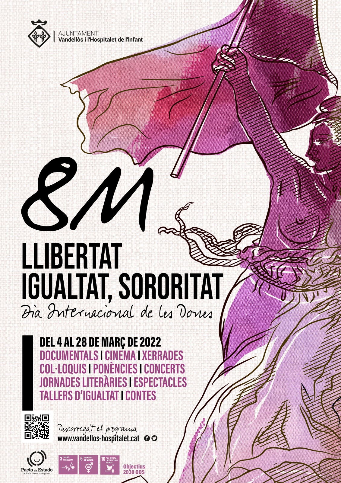 Vandellòs i l’Hospitalet de l’Infant celebrarà el Dia Internacional de les Dones amb un programa d’actes