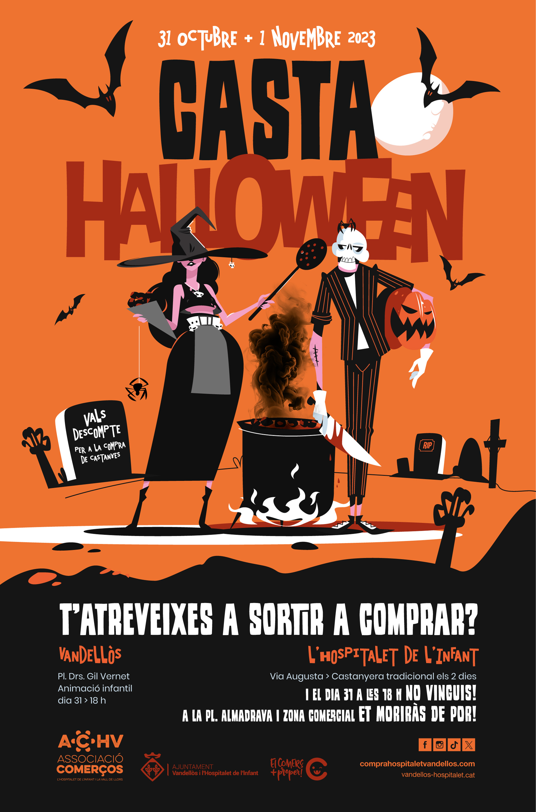 Vandellòs i l’Hospitalet de l’Infant celebrarà la Casta Halloween