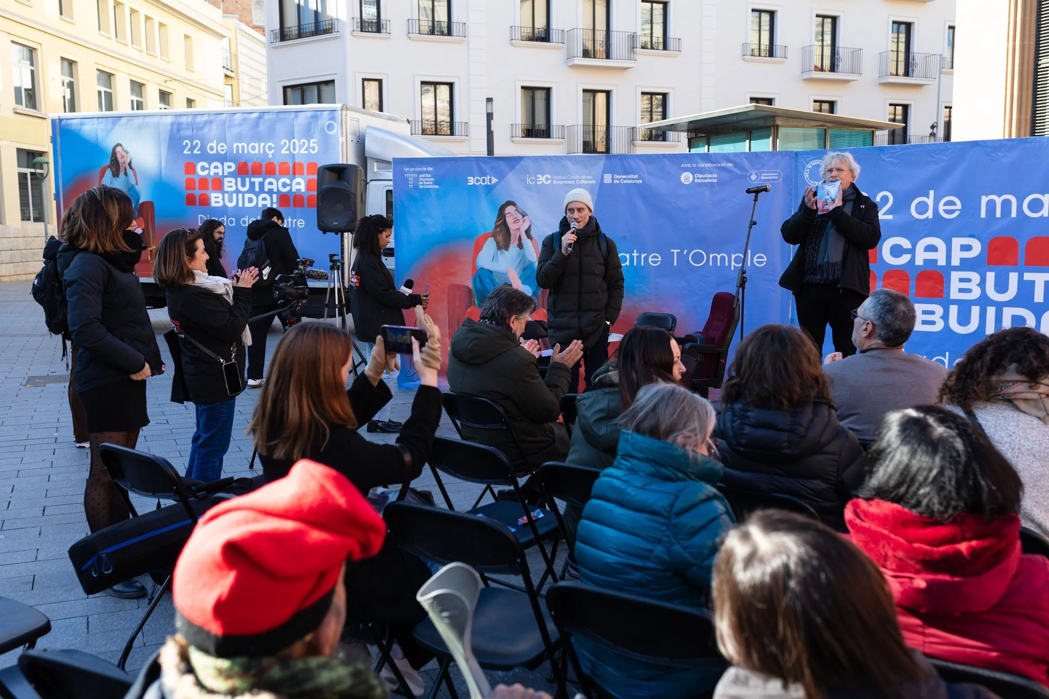 Imatge de la roda de premsa de presentació d'aquesta iniciativa que va tenir lloc a Tarragona