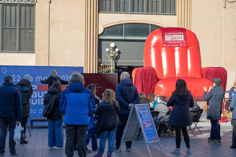 Imatge de la roda de premsa de presentació d'aquesta iniciativa que va tenir lloc a Tarragona